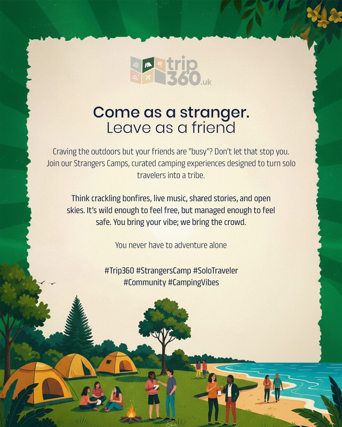 Strangers Camp - Come as a stranger. Leave as a friend.